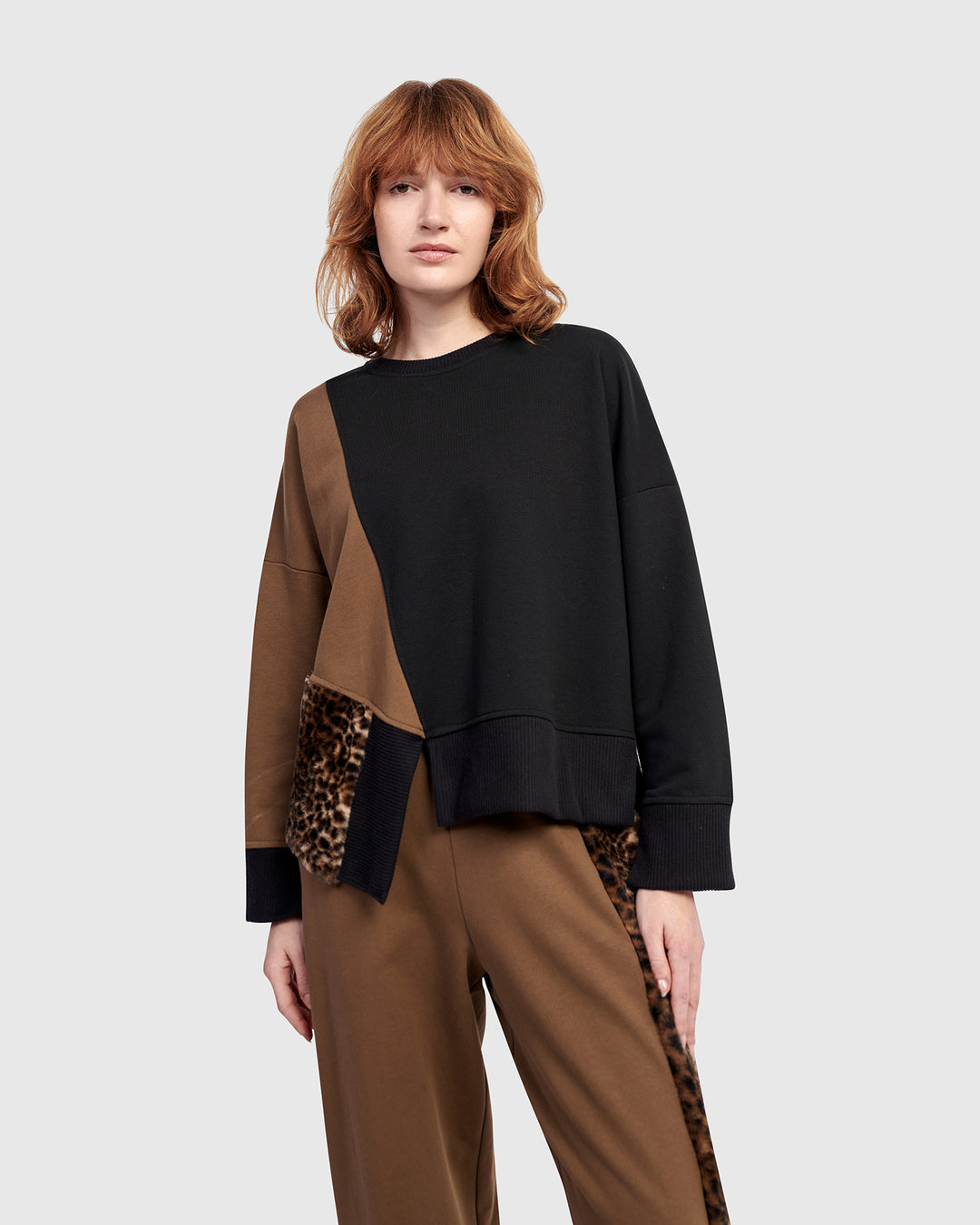 Urban Lair Crewneck Top, Mix