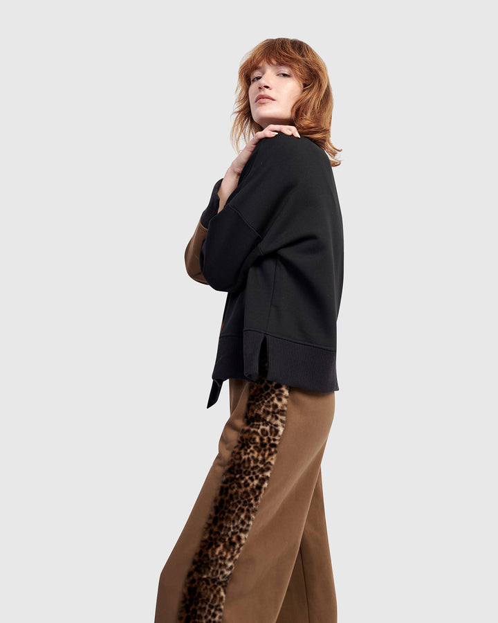Urban Lair Crewneck Top, Mix
