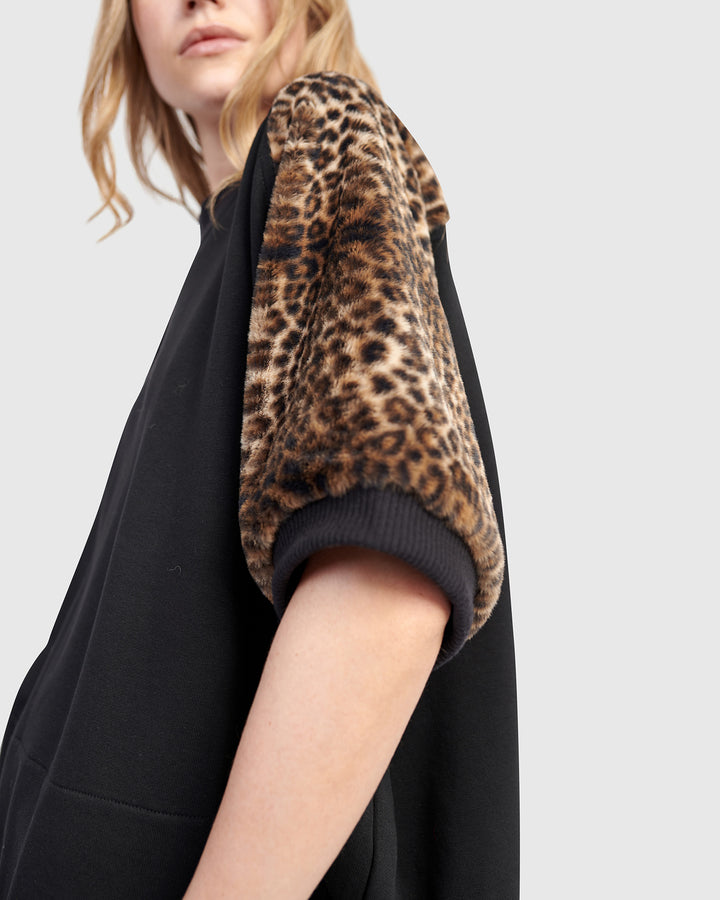 Urban Shroud Top, Leopard