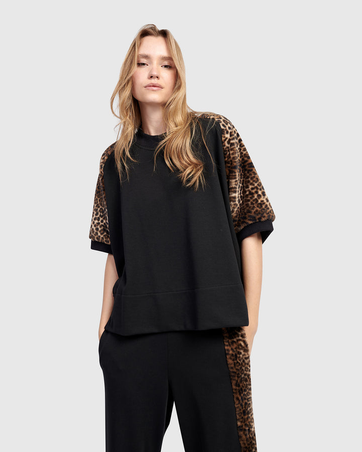 Urban Shroud Top, Leopard