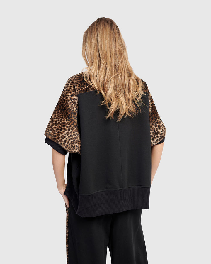 Urban Shroud Top, Leopard