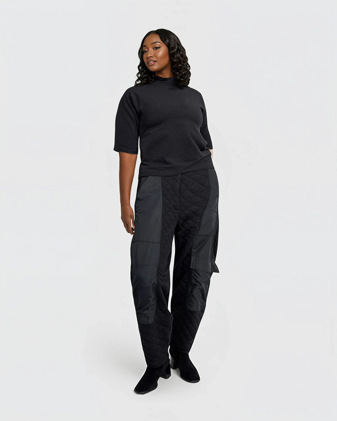 Urban Strapped Pants, Black