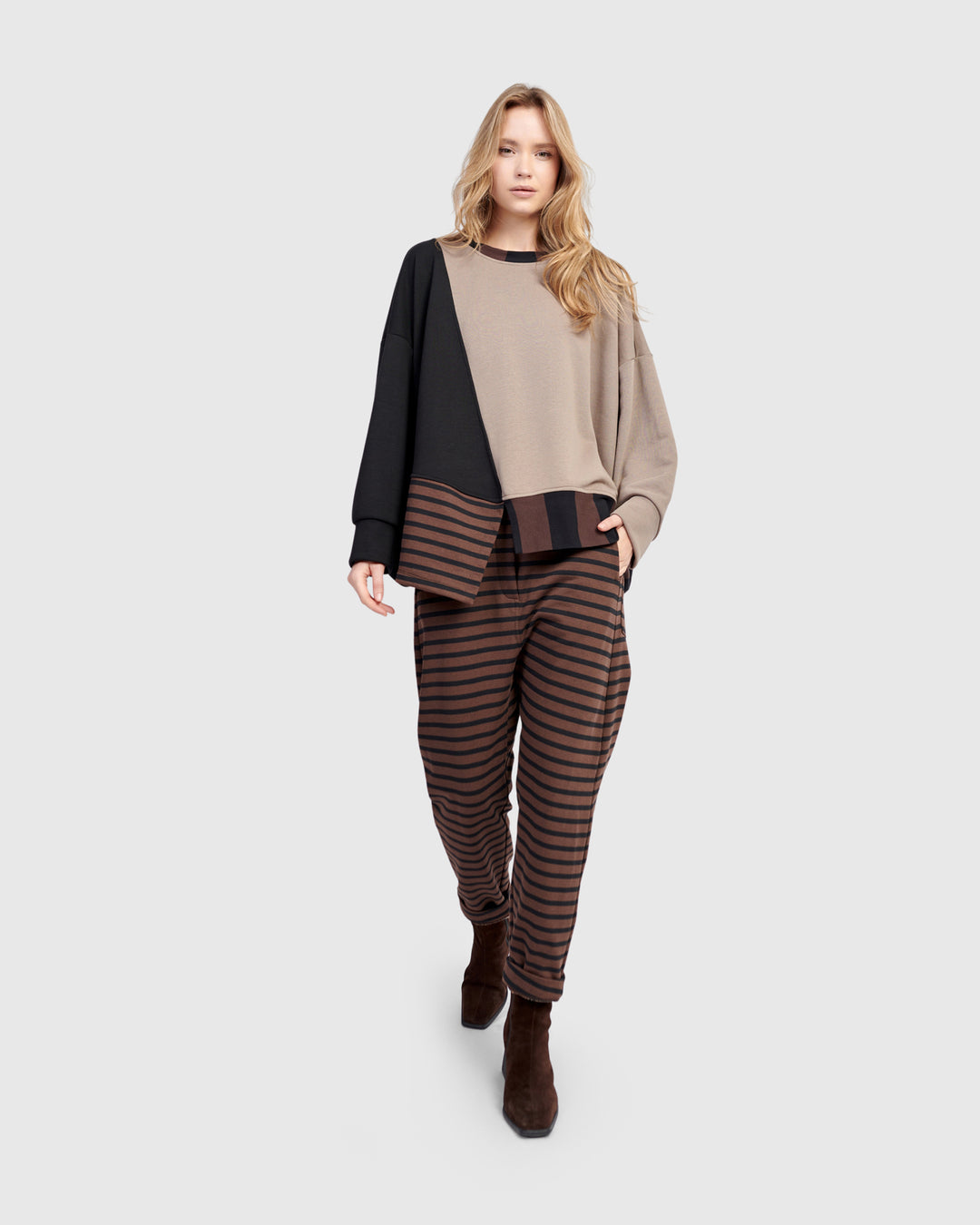 Urban Blitz Crewneck Top, Mix