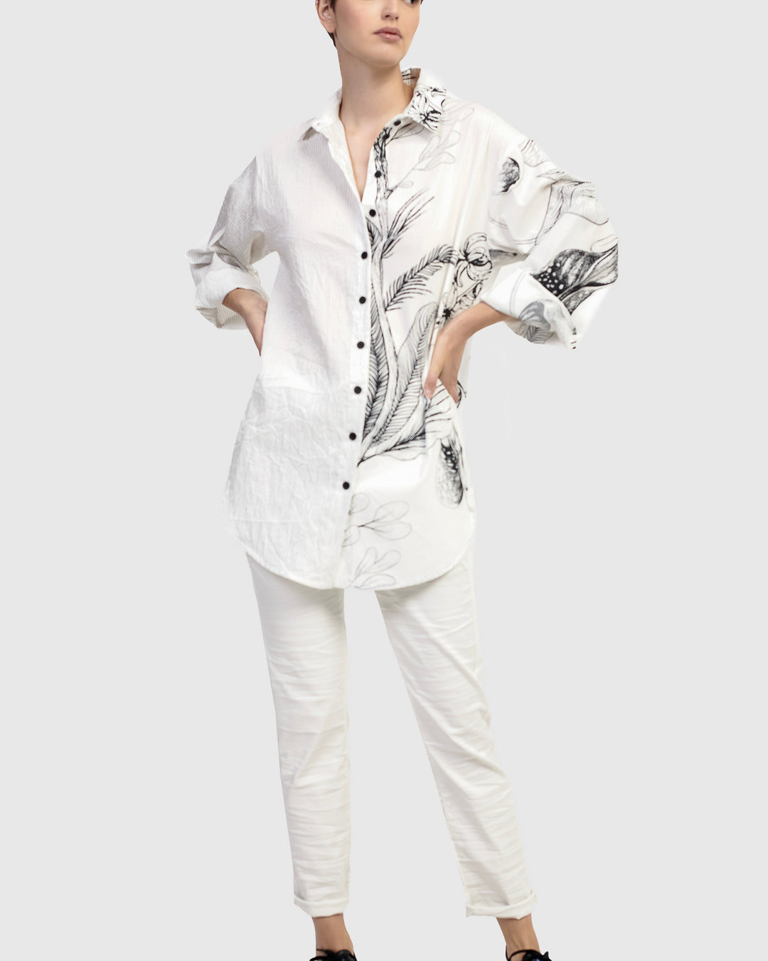 Urban Casablanca Tunic Shirt, Botanica