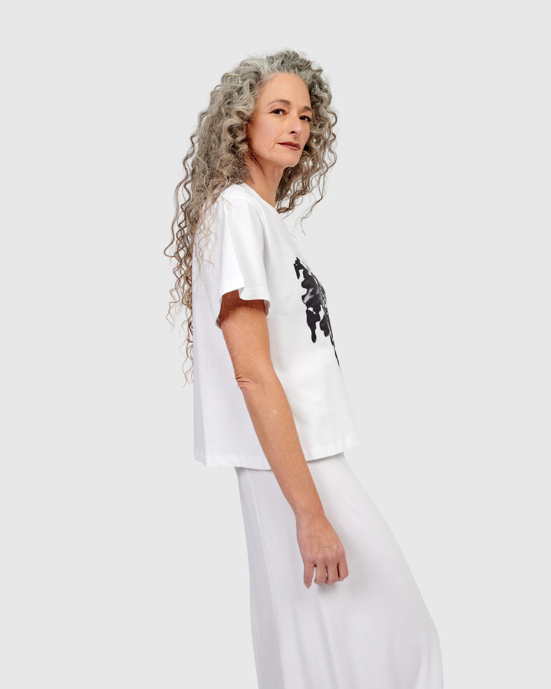 Urban Splatter Tee, White