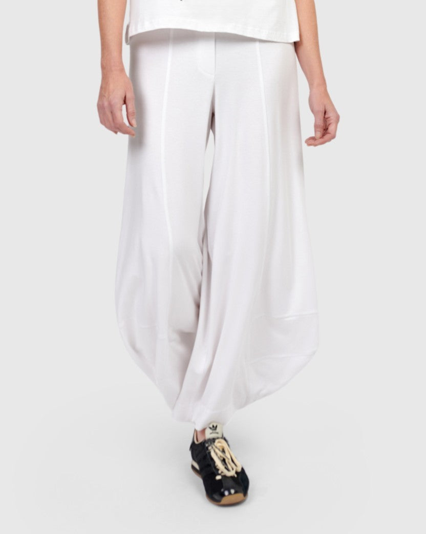 Essential Punto Pants, White