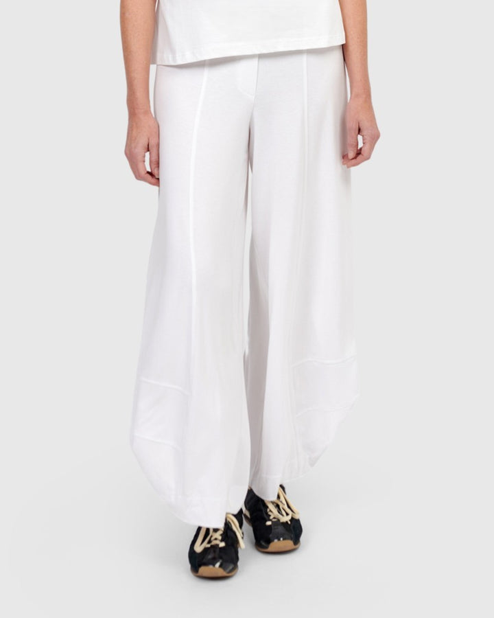 Essential Punto Pants, White