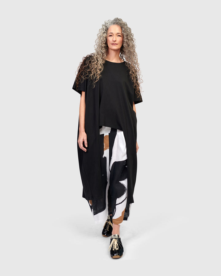 Urban Warsaw Cutout Tunic Top, Black