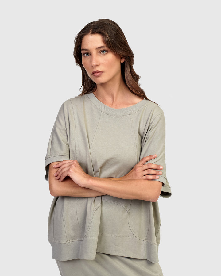 Urban Sphinx Tee, Sage