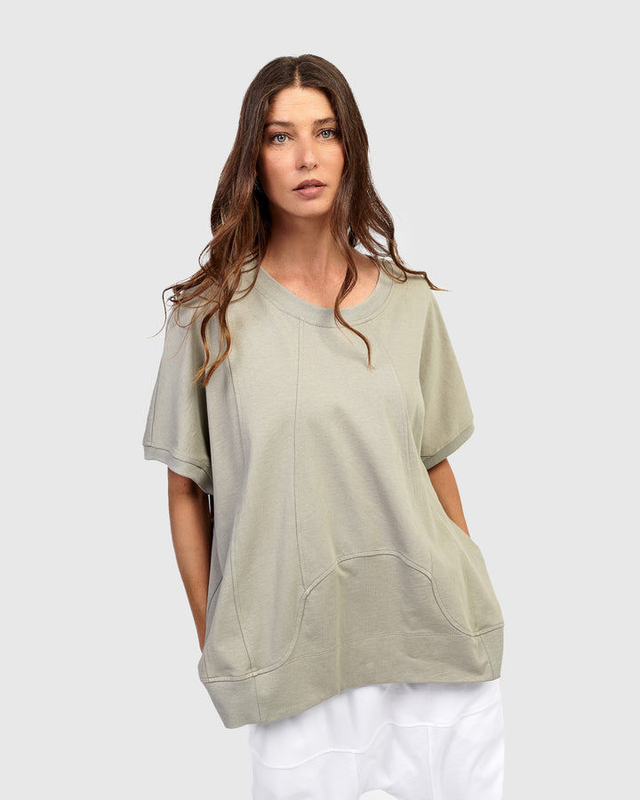 Urban Sphinx Tee, Sage