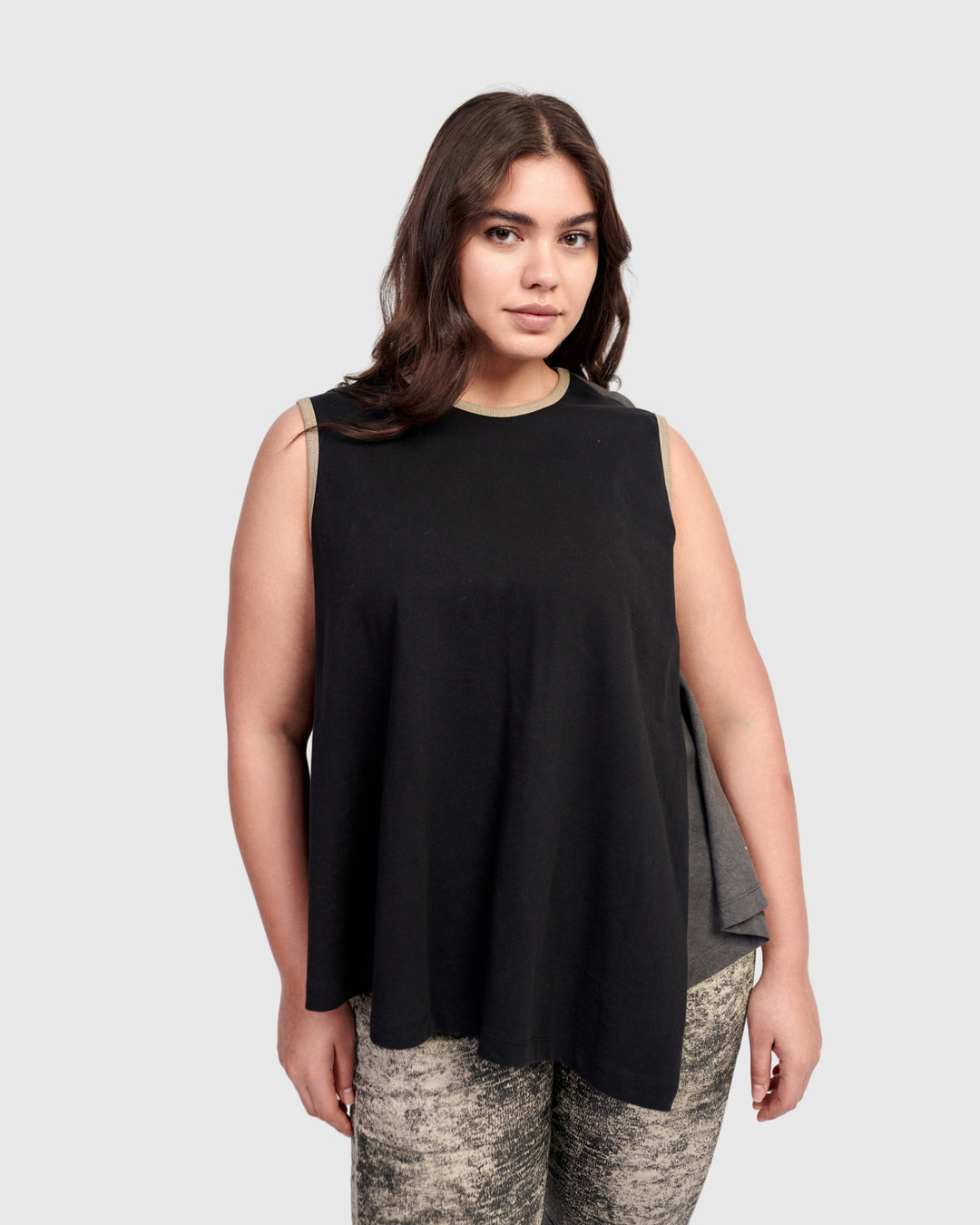 Urban Sonora Sleeveless Top, Black