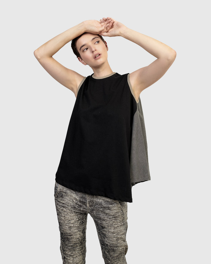 Urban Sonora Sleeveless Top, Black