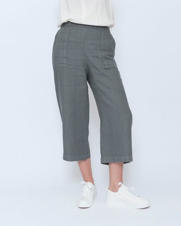 Blueberry Easy Capri, Slate
