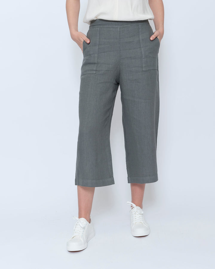 Blueberry Easy Capri, Slate