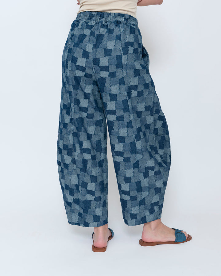 Blueberry Balloon Pants, Patch Denim