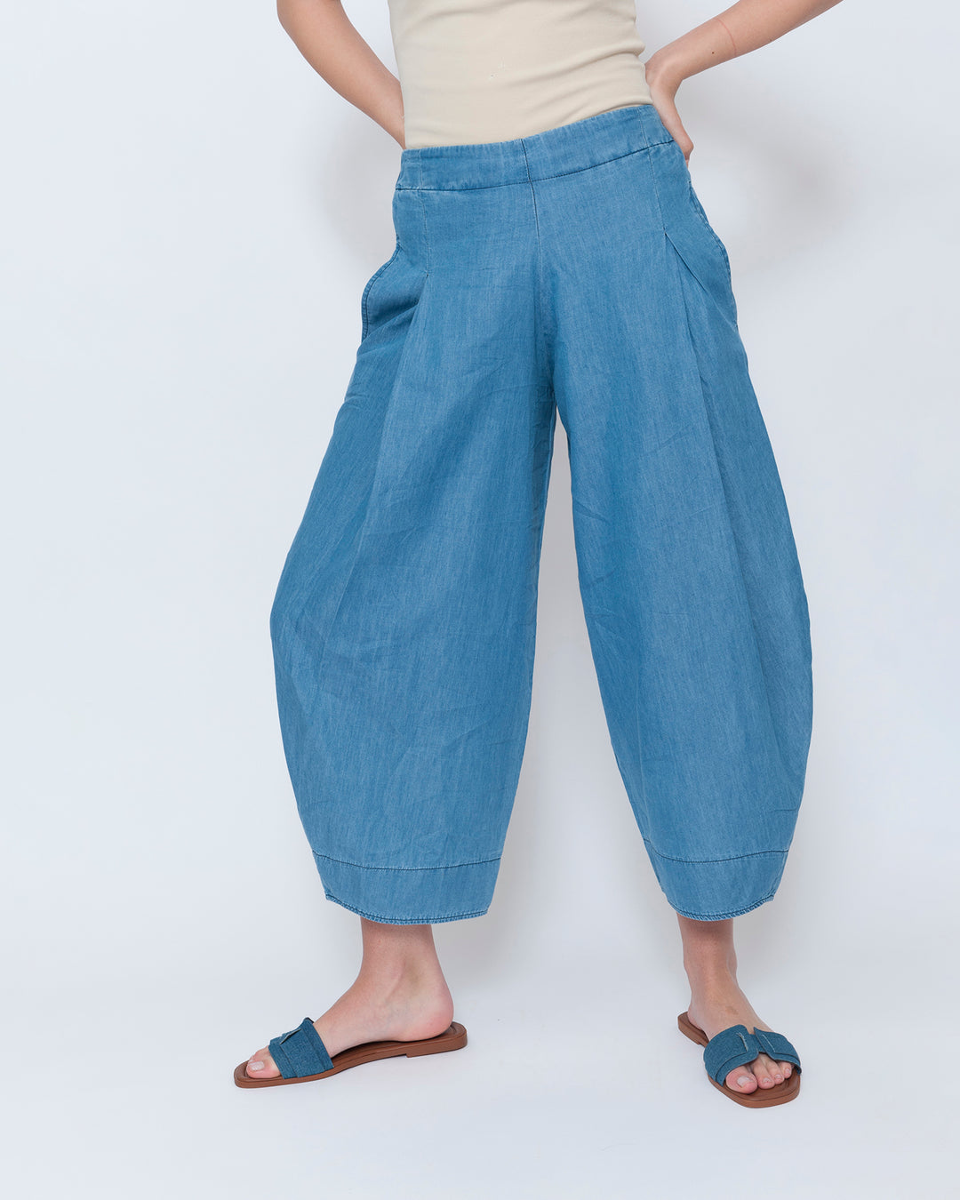 Blueberry Balloon Pants, Denim