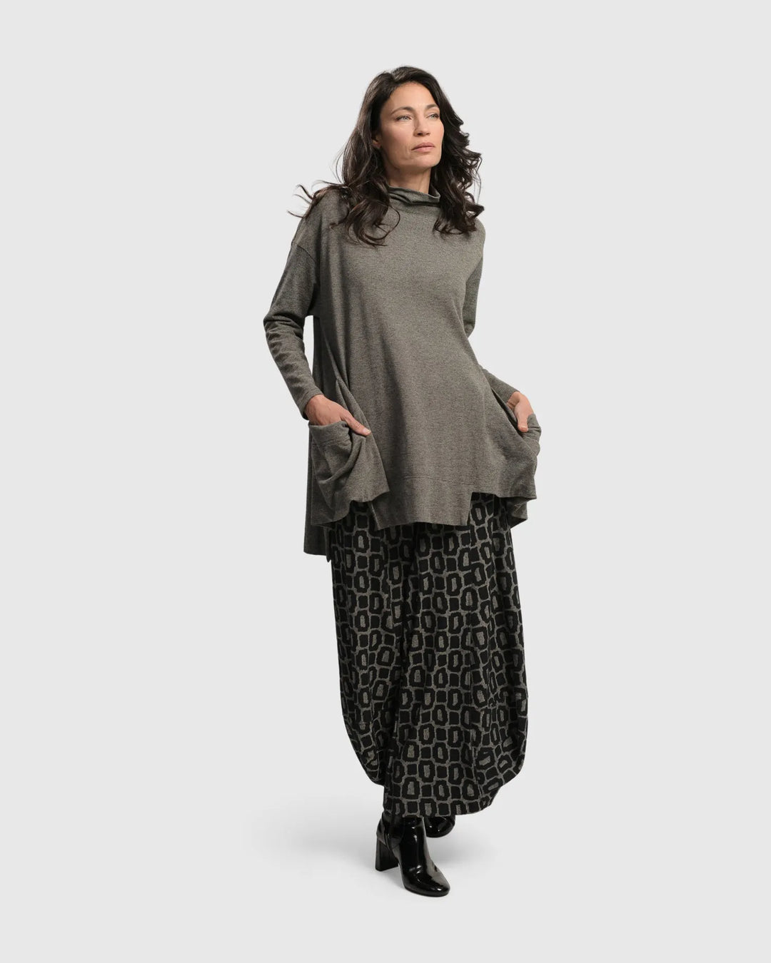 Essential Trapeze Top, Fog