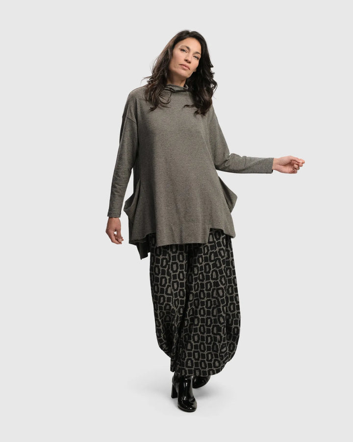 Essential Trapeze Top, Fog