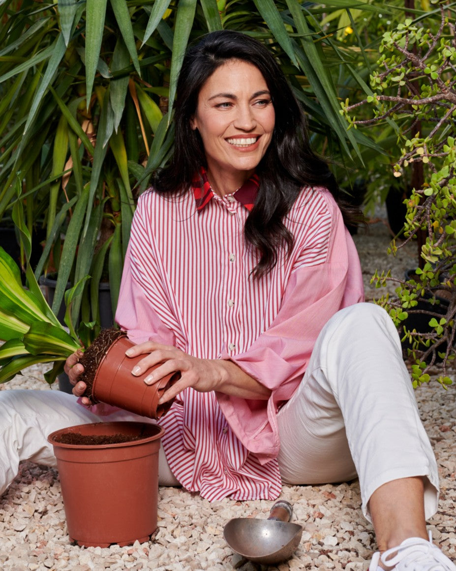 Belmont Button Down Top, Stripes