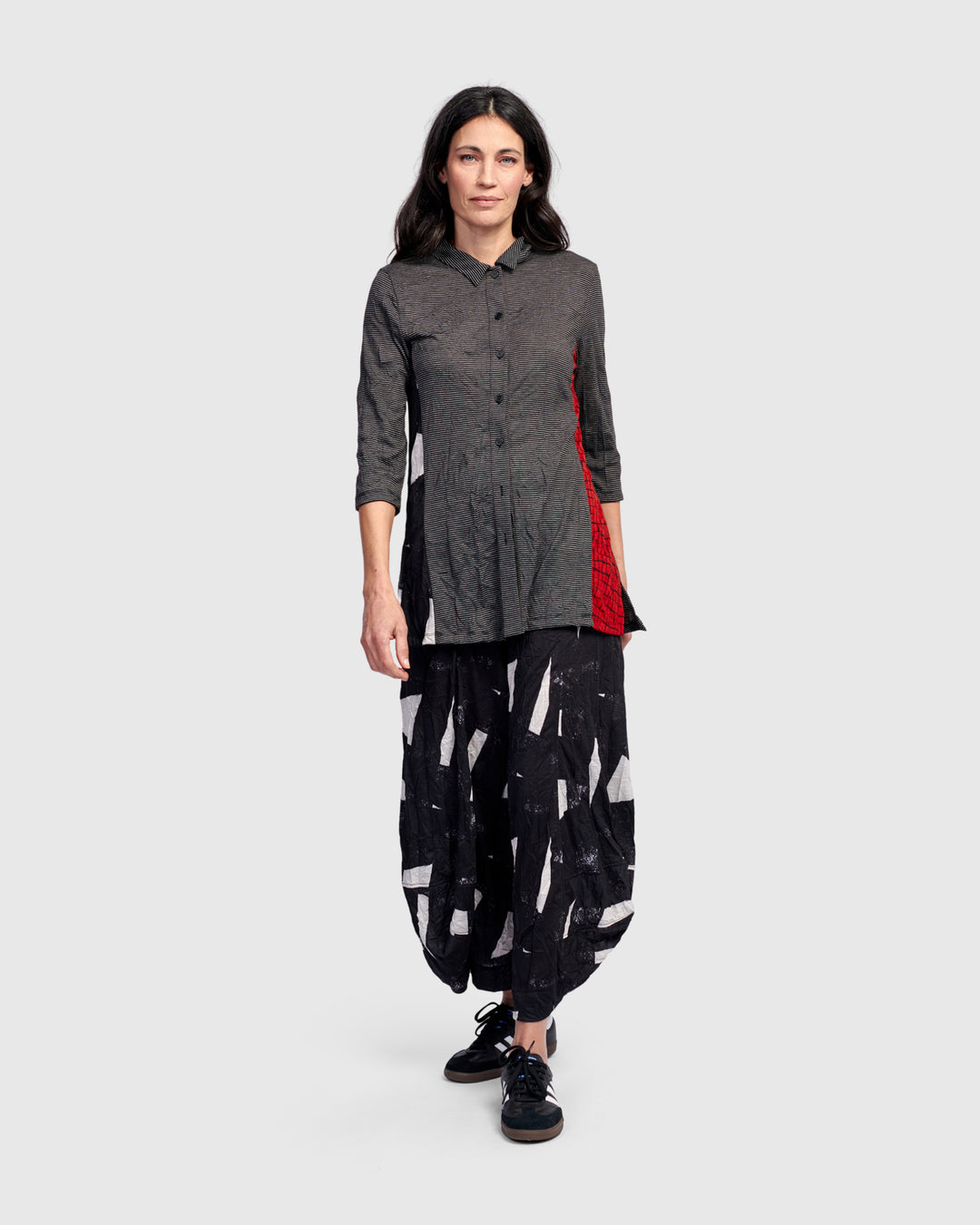 August Tunic Shirt, Red