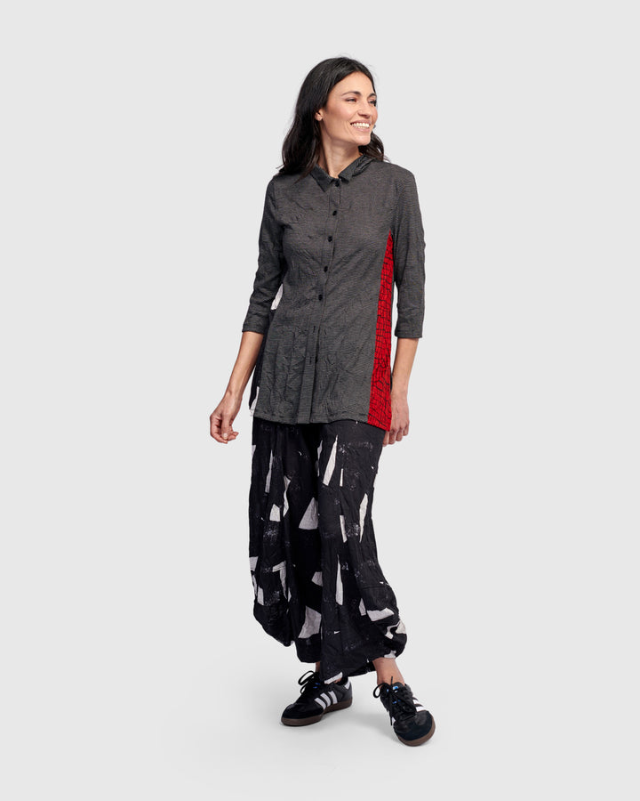 August Tunic Shirt, Red