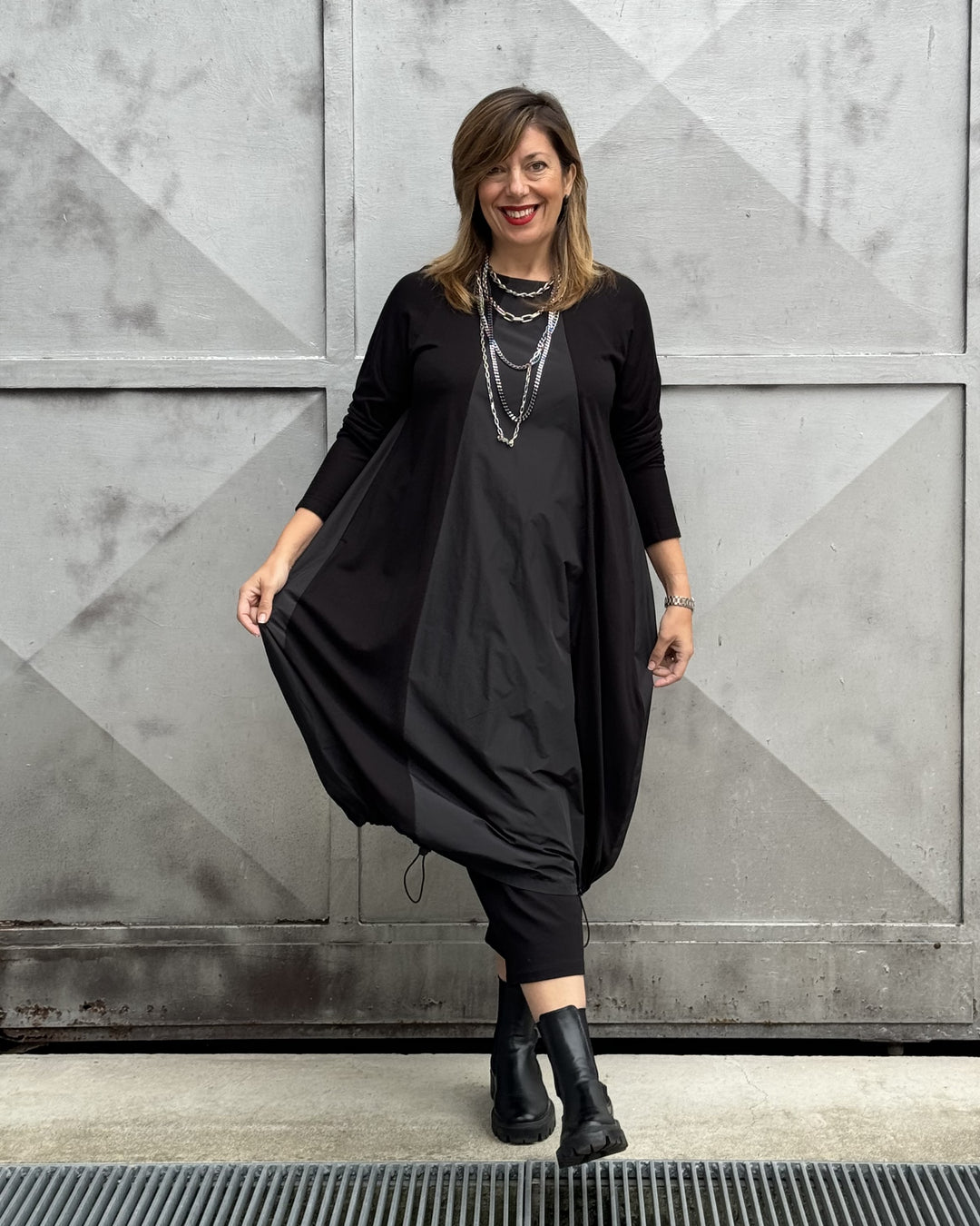 Urban Lyra Midi Dress, Black Alembika U.S. Urban Lyra Midi Dress, Black Alembika U.S.