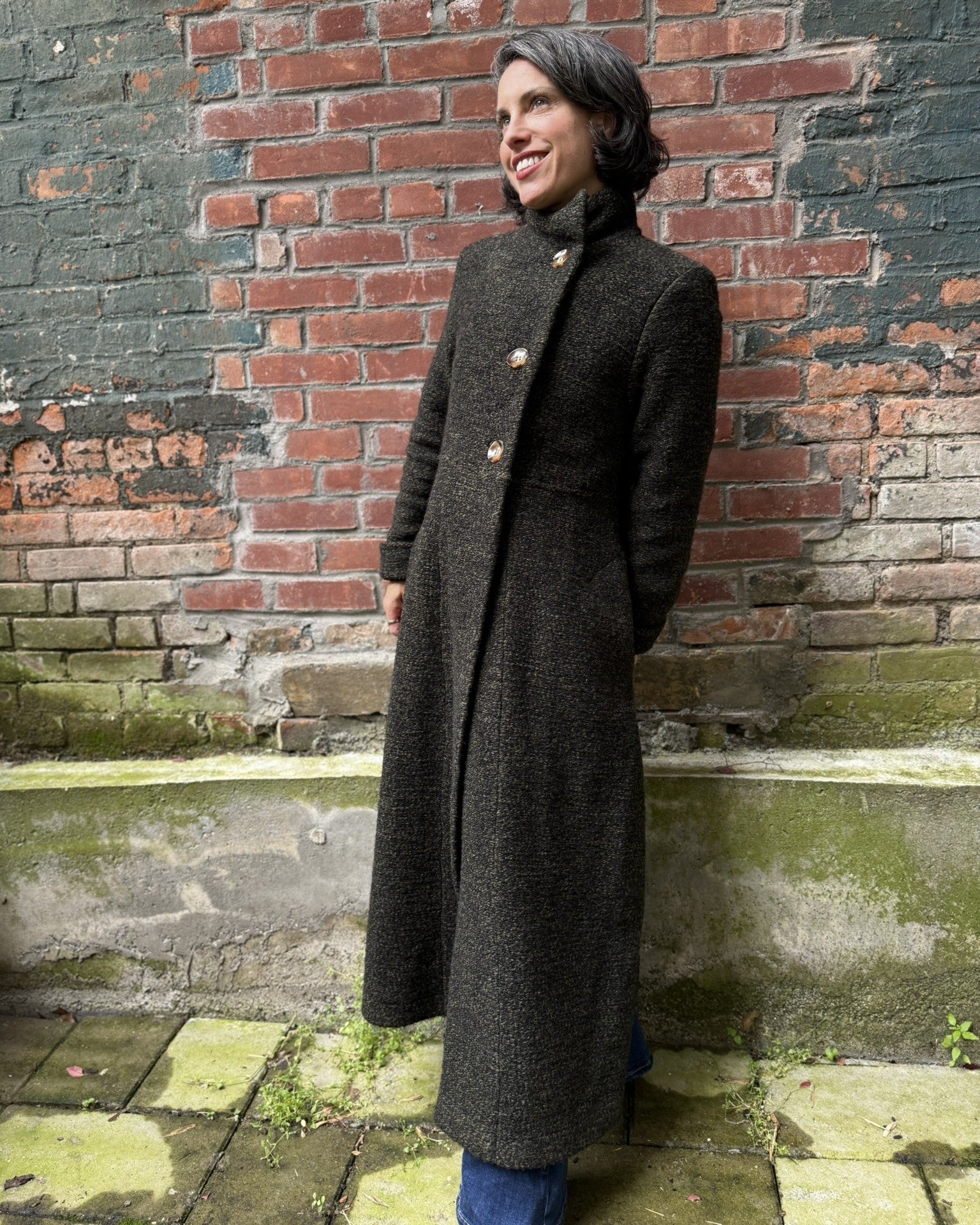 Urban Tash Long Coat, Khaki – Alembika U.S.