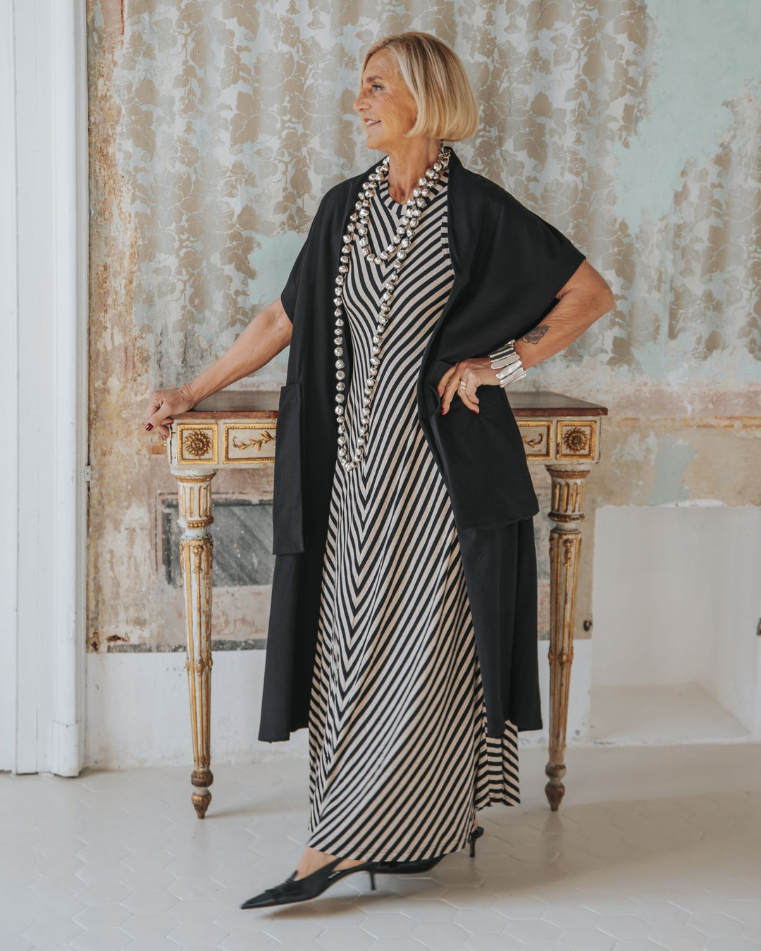 Urban Cleopatra Maxi Dress, Stripes Urban Cleopatra Maxi Dress, Stripes