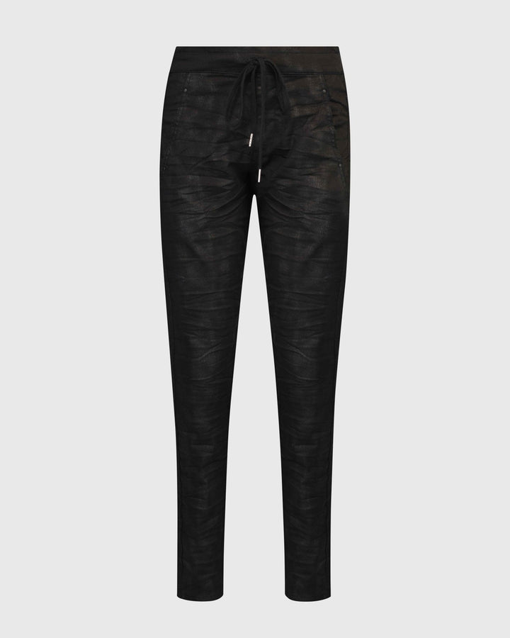Iconic Stretch Jeans, Black Washed