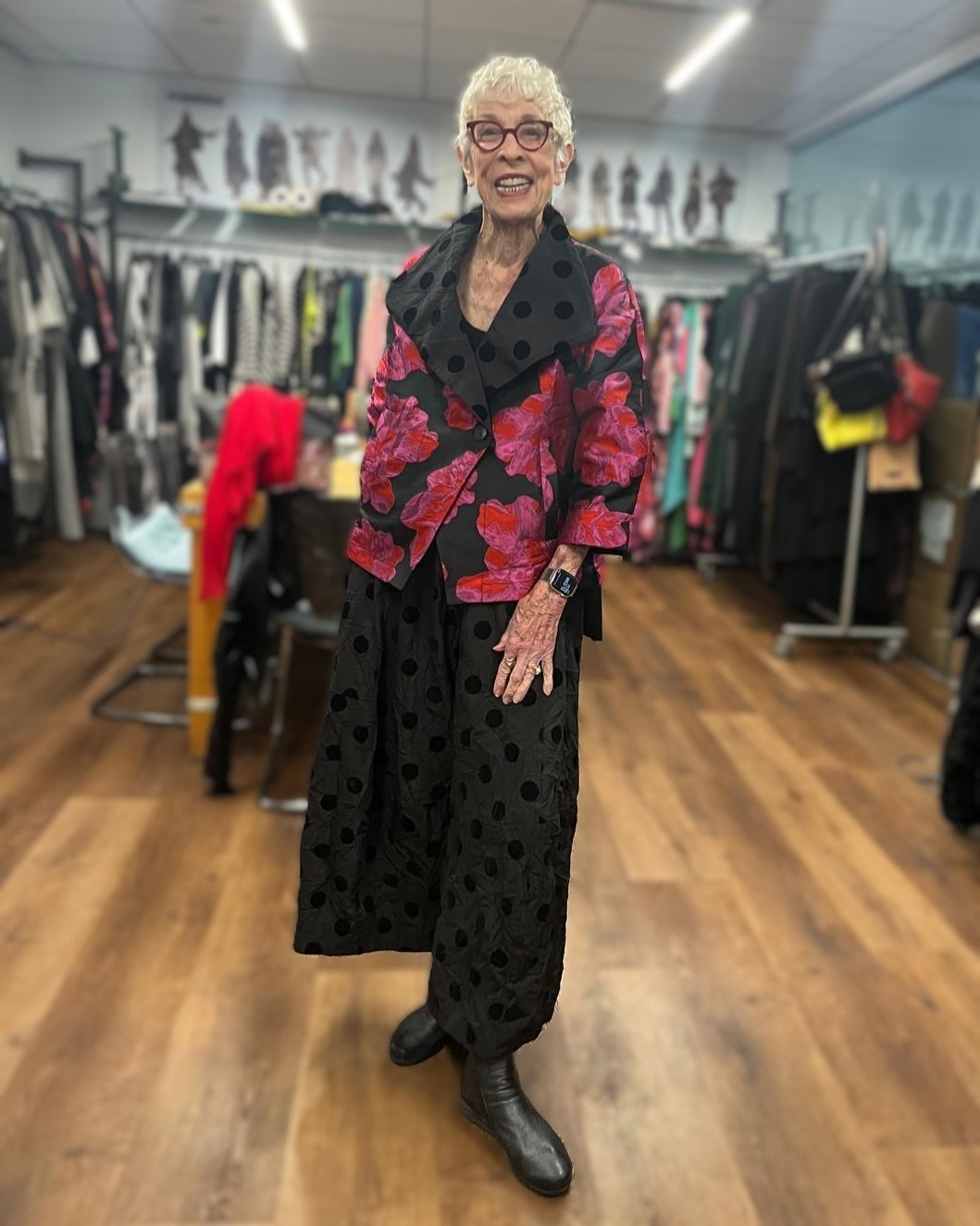 Cherie Cocktail Jacket, Pink Floral