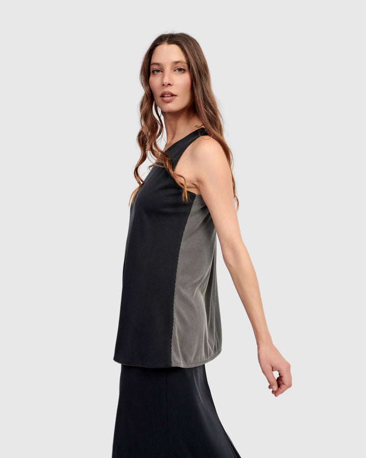 Reversible Cupro Tank Top, Mix