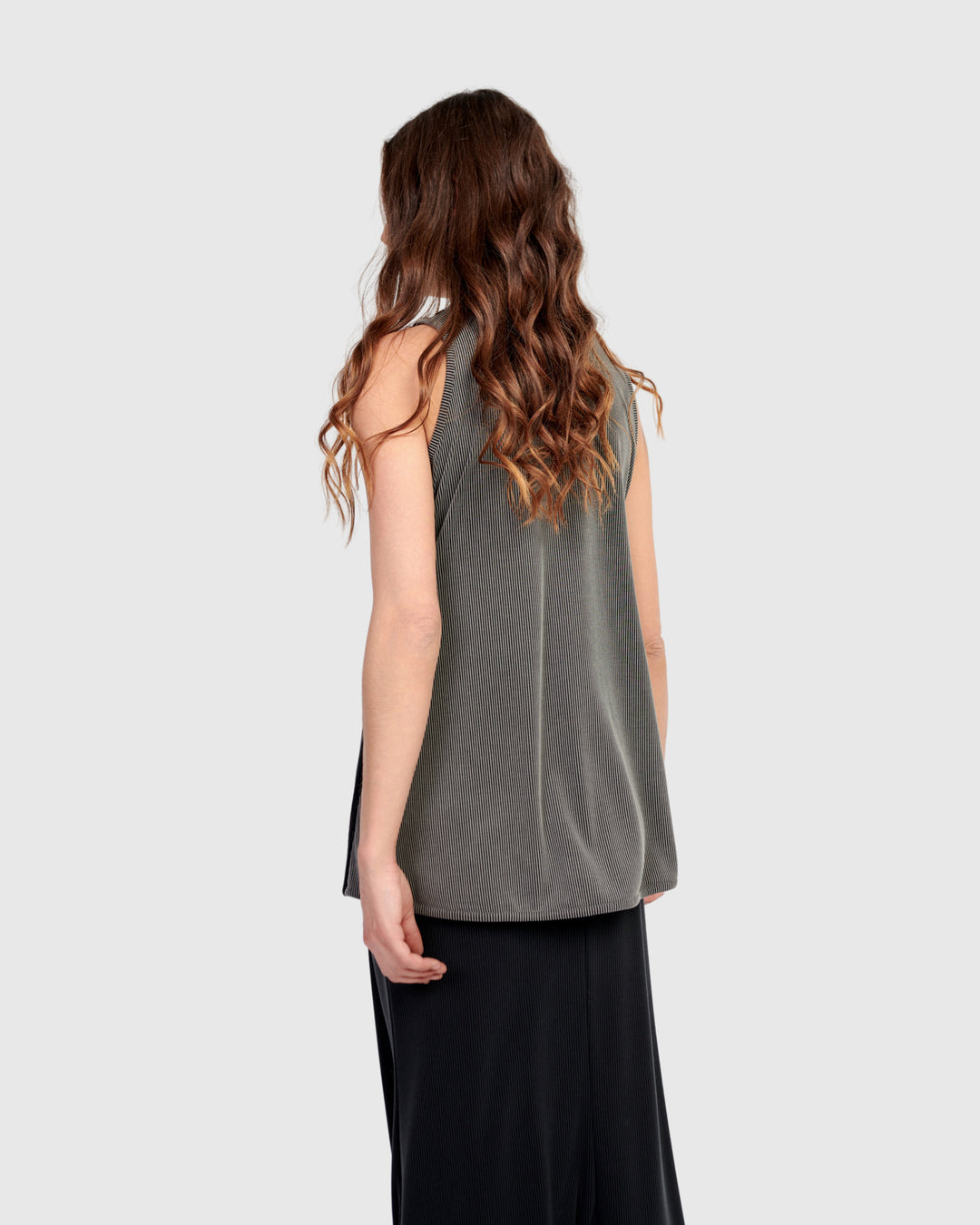 Reversible Cupro Tank Top, Mix
