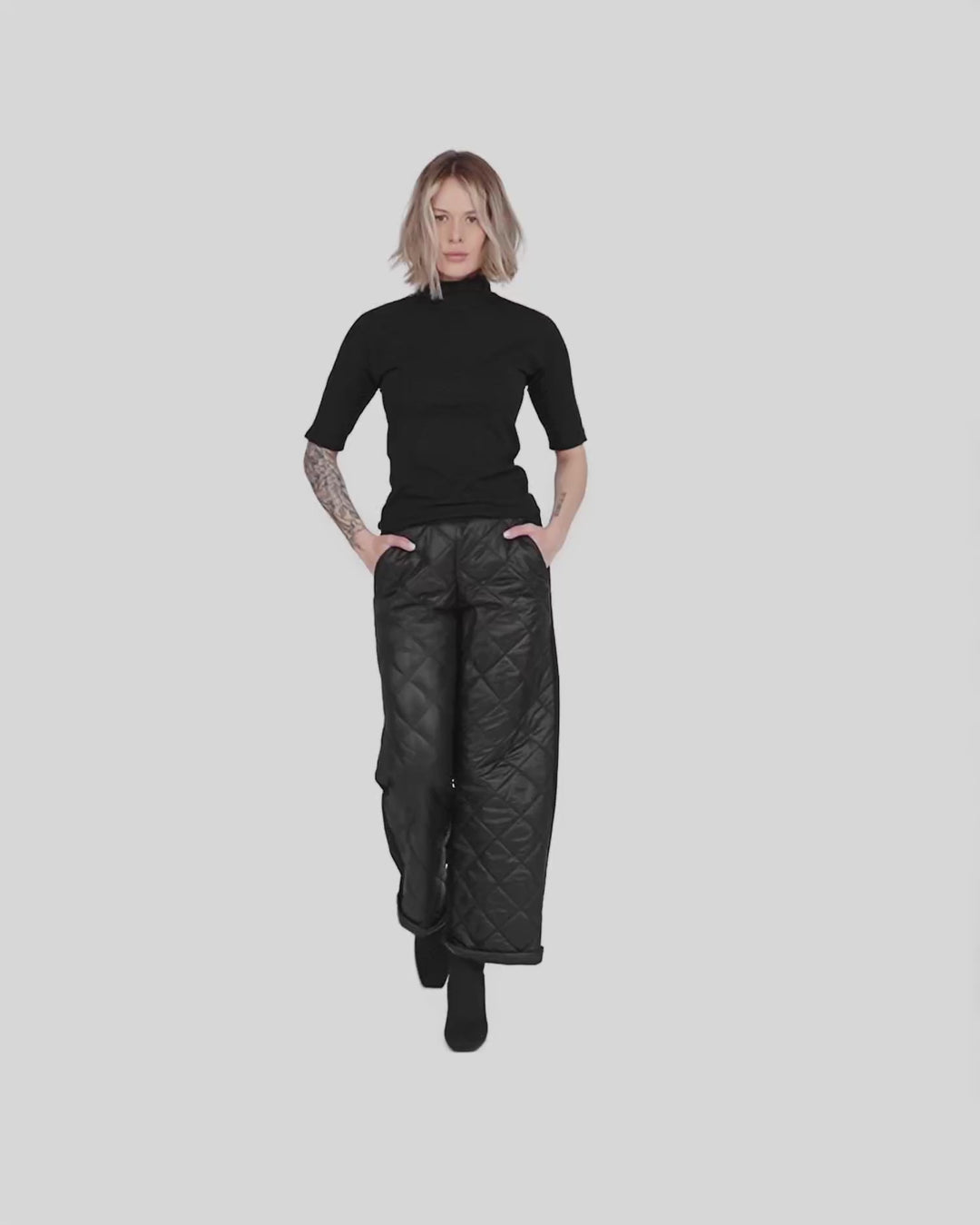 Urban Interstellar Relaxed Pants, Black