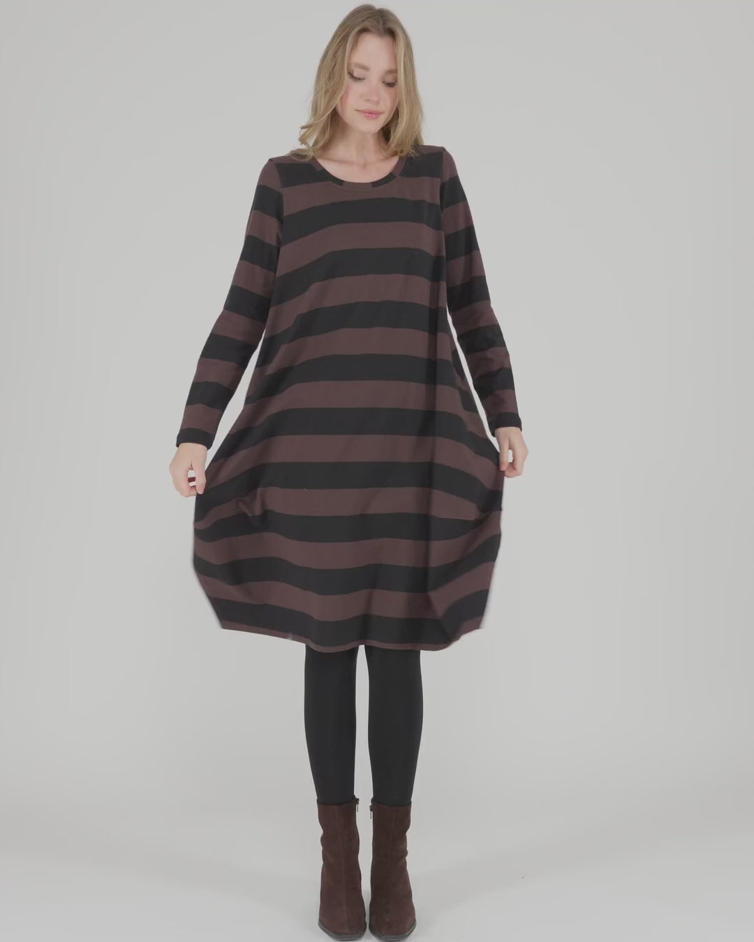 Urban Moxy Relaxed Dress, Brown