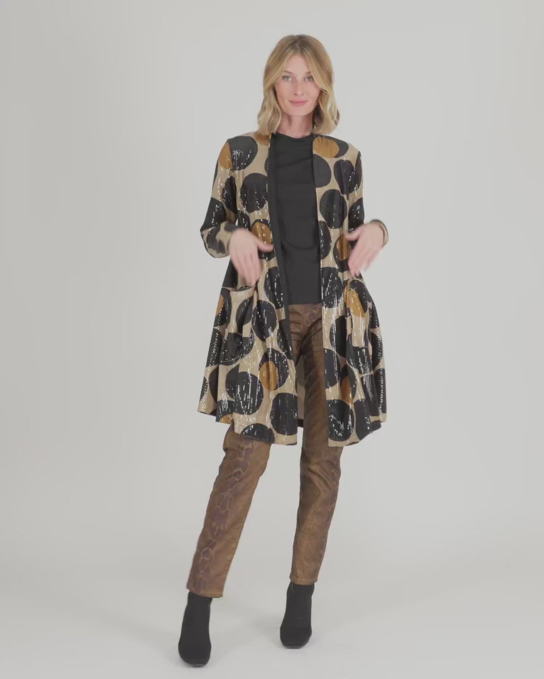 Zsa Zsa Sequin Jacket, Eclipse