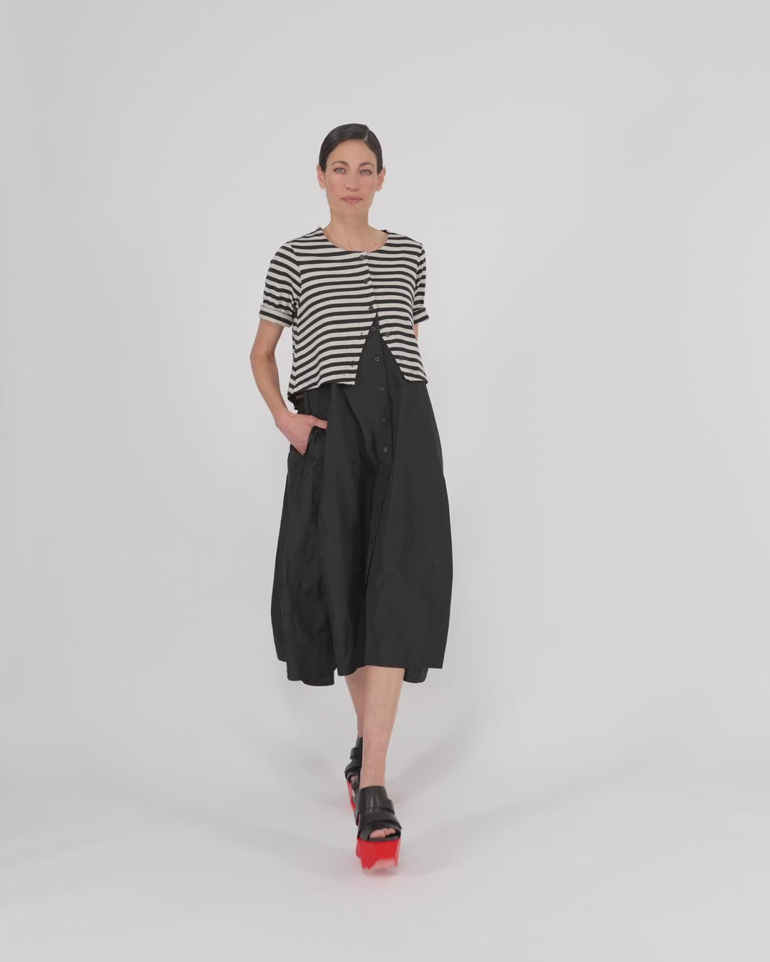 Urban Tiebreaker Dress, Stripes