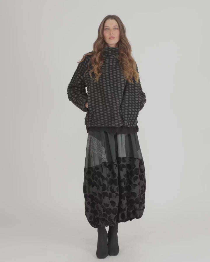 Vesper Cozy Moto Jacket, Net