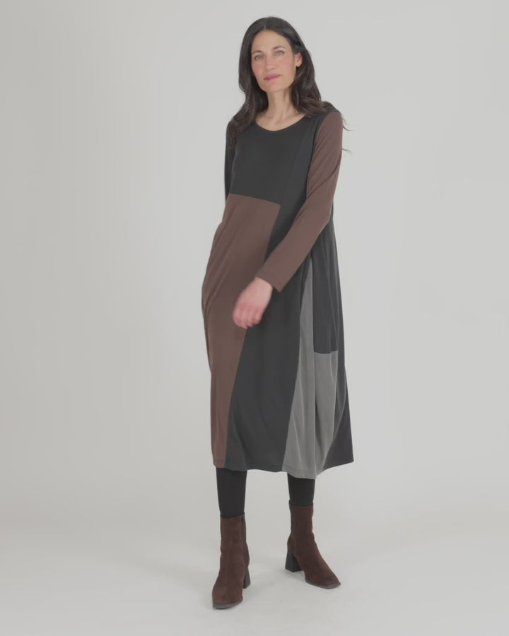 Drift Cupro Relaxed Dress, Mix