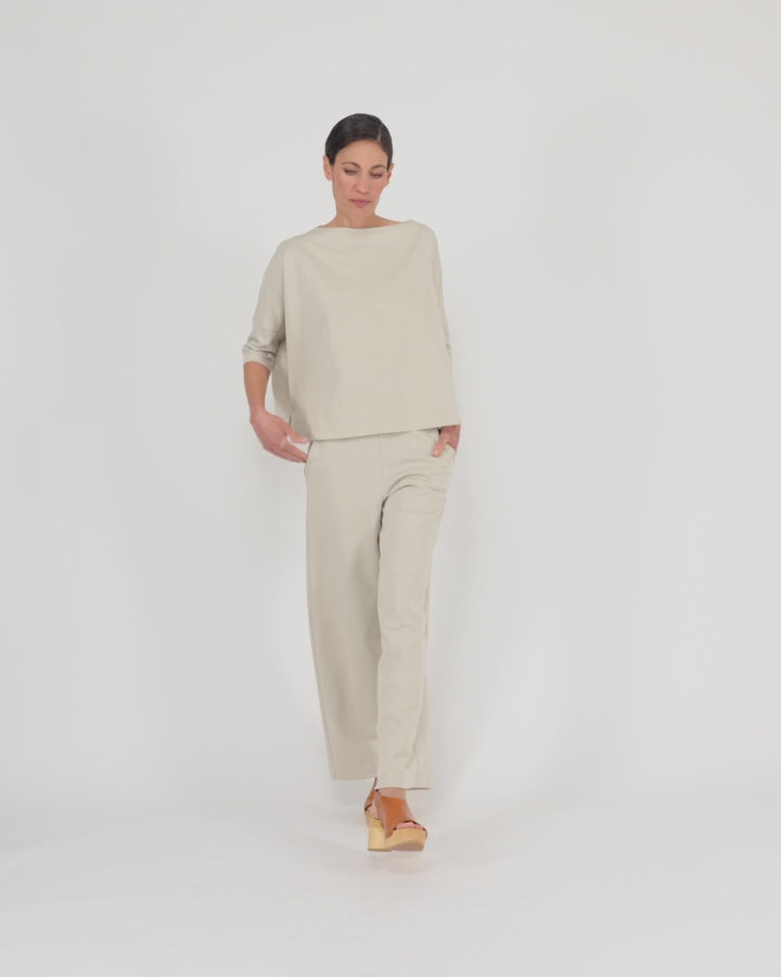 Urban Staple Boxy Top, Cream