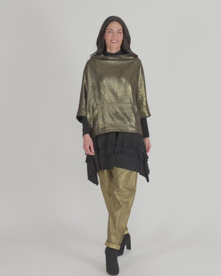 Roxy Pullover Top, Gold
