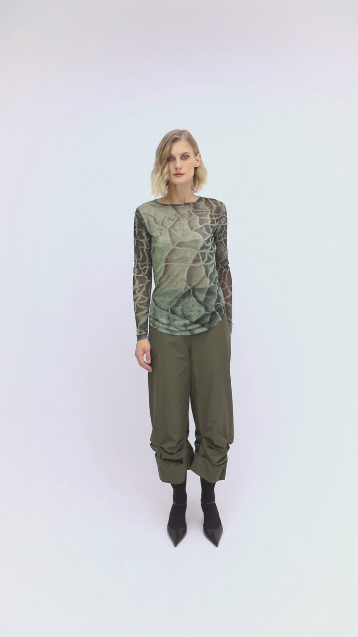 Ozai N Ku Accordian Pants, Military