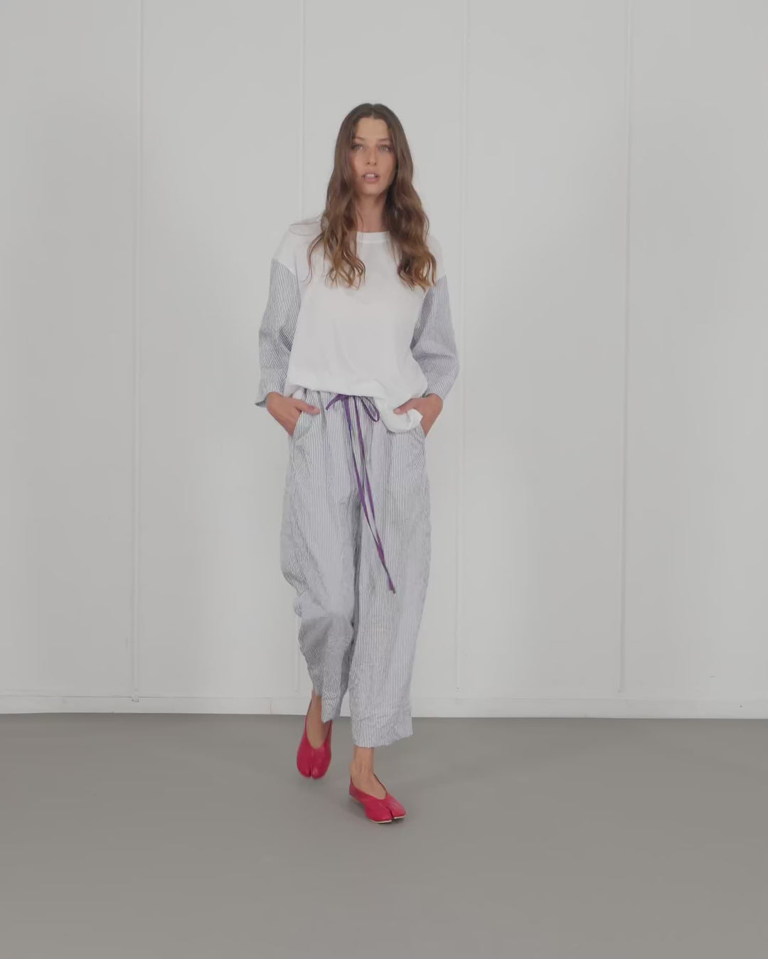 Miranda Lounge Pants, Cerulean