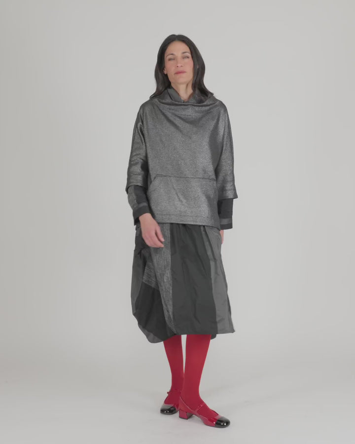Roxy Pullover Top, Silver