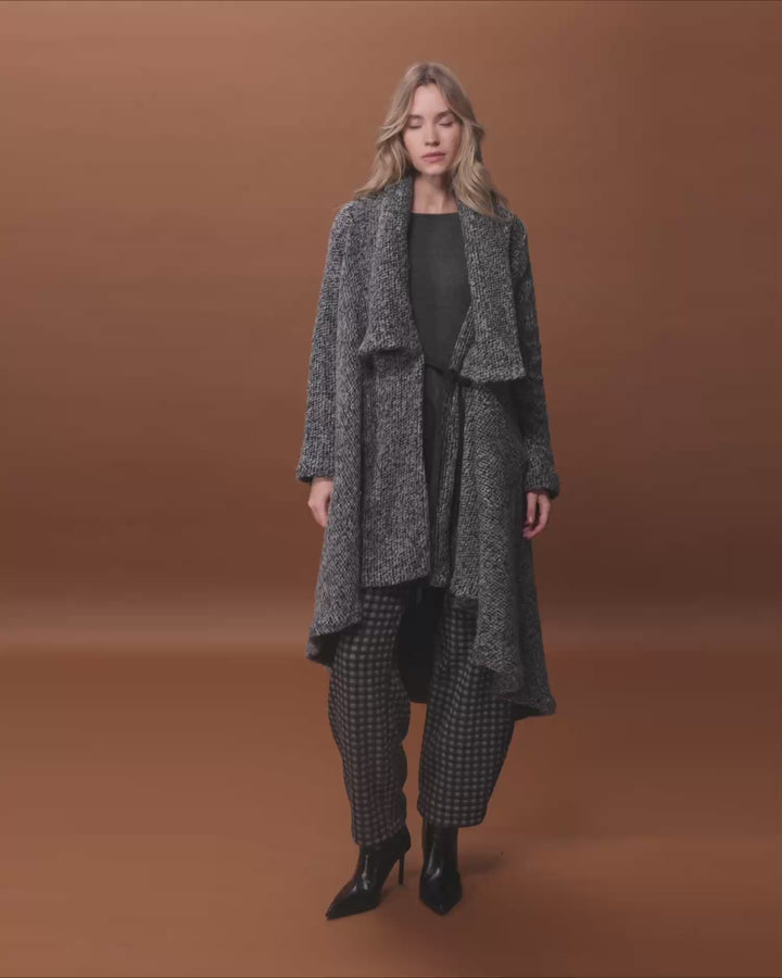 Misty Wrap Jacket, Grey Melange