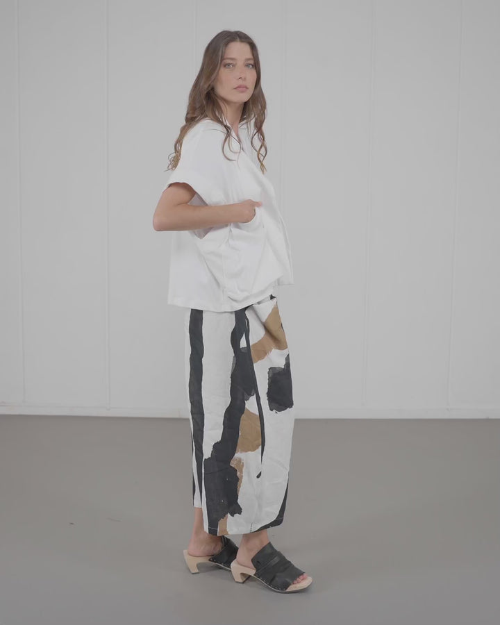 Urban Stave Harem Pants, Zebra