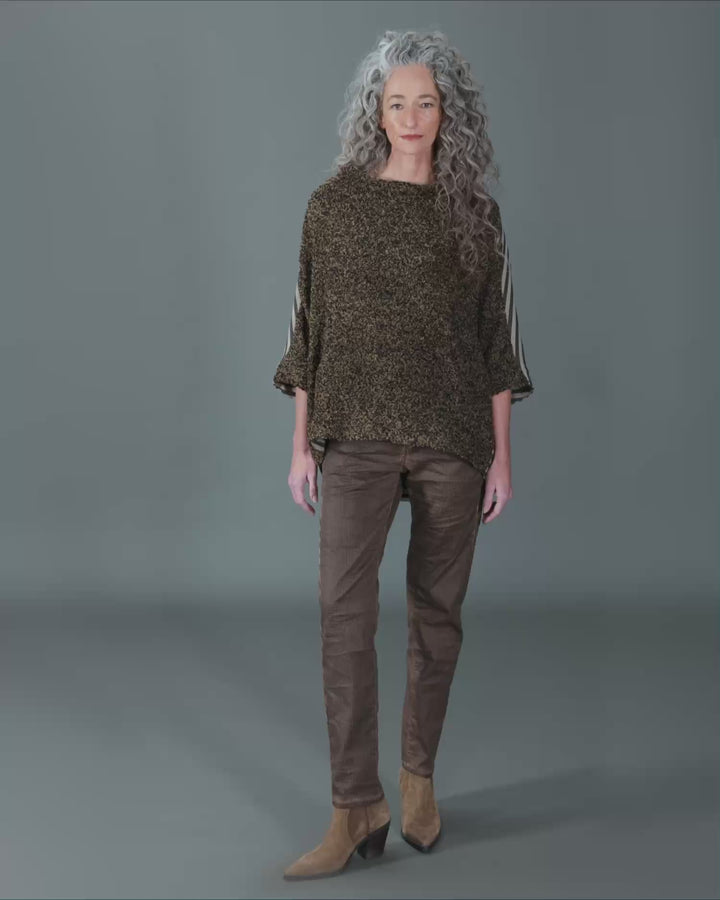 Urban Jan Boucle Pullover, Camel Melange