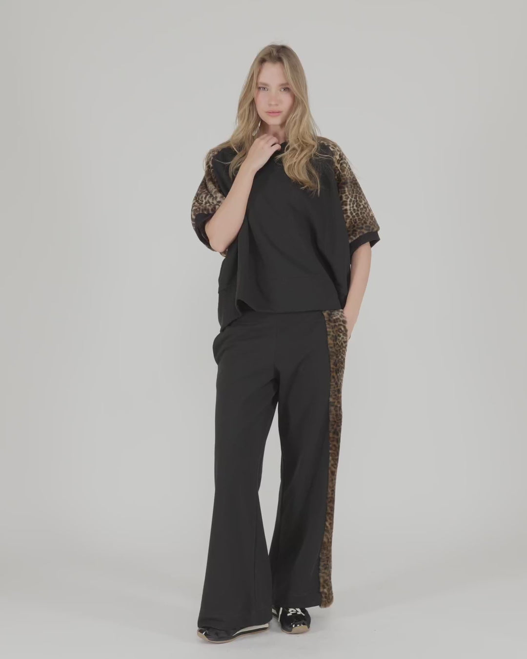 Urban Shroud Top, Leopard
