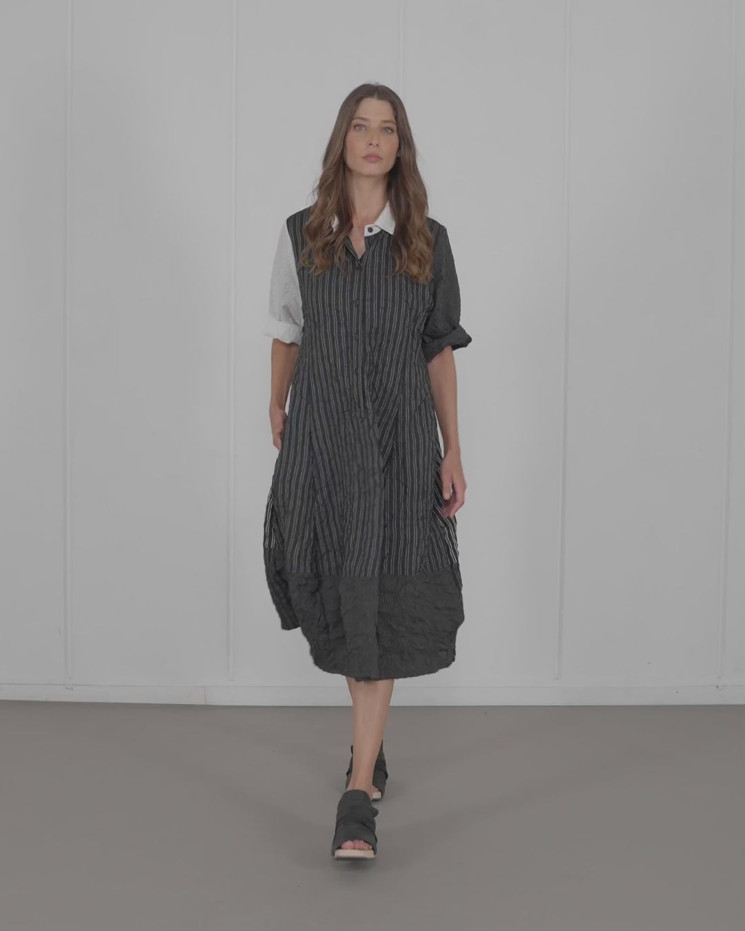 Urban Kyoto Shirt Dress, Mono