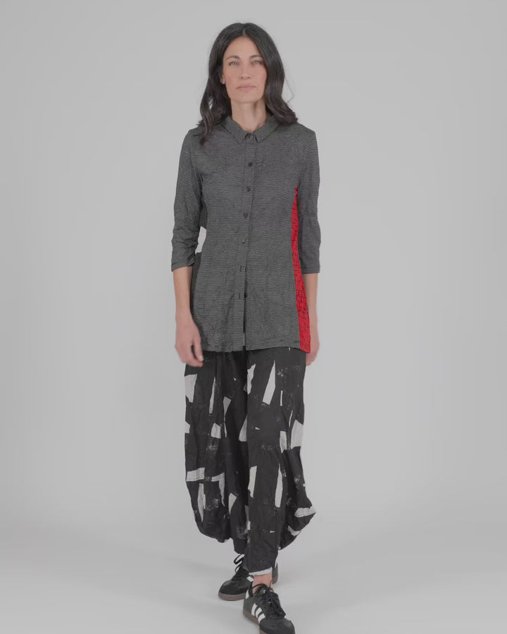 August Tunic Shirt, Red