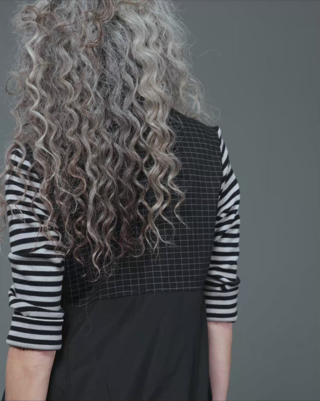 Urban Mercer Shirtdress, Black Mix